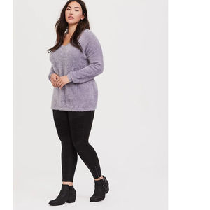 Torrid Studio Ponte Moto Slim Fix Pixie Pant Black 3X